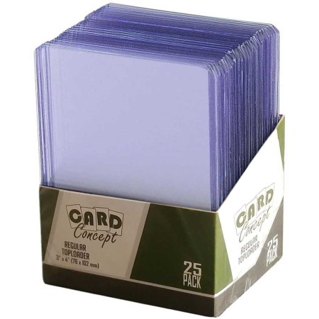 Card Concept 3x4" Clear Regular Toploader 25ct Carton