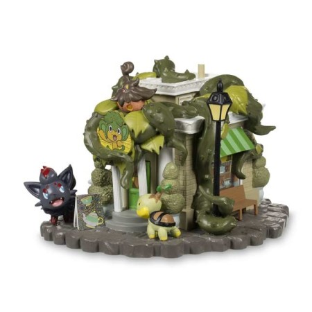 Haunted Pokémon Village: Pansage Creeping Vines Tea Shop Figure