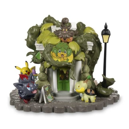 Haunted Pokémon Village: Pansage Creeping Vines Tea Shop Figure