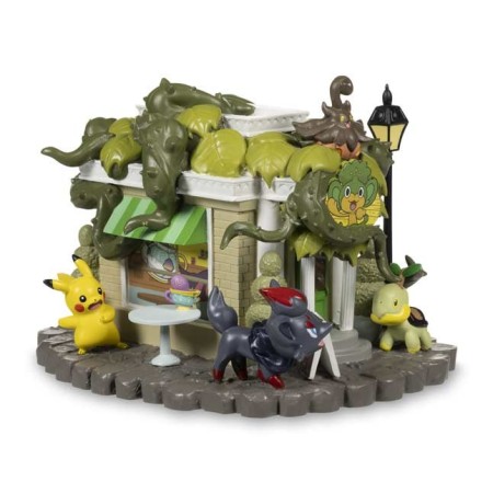 Haunted Pokémon Village: Pansage Creeping Vines Tea Shop Figure