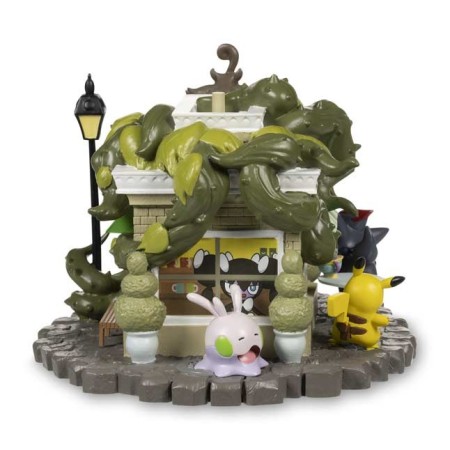Haunted Pokémon Village: Pansage Creeping Vines Tea Shop Figure