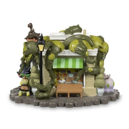 Haunted Pokémon Village: Pansage Creeping Vines Tea Shop Figure