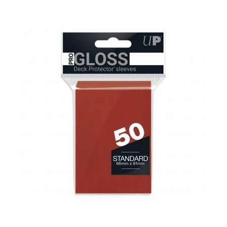Ultra PRO PRO-Gloss Standard Sleeves Red