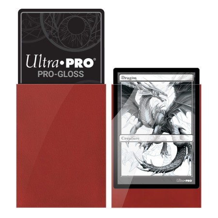 Ultra PRO PRO-Gloss Standard Sleeves Red