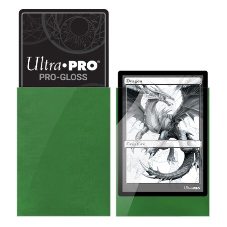 Ultra PRO PRO-Gloss Standard Sleeves Green