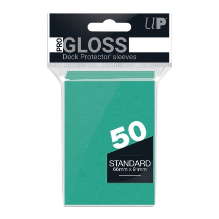 Ultra PRO PRO-Gloss Standard Sleeves Aqua