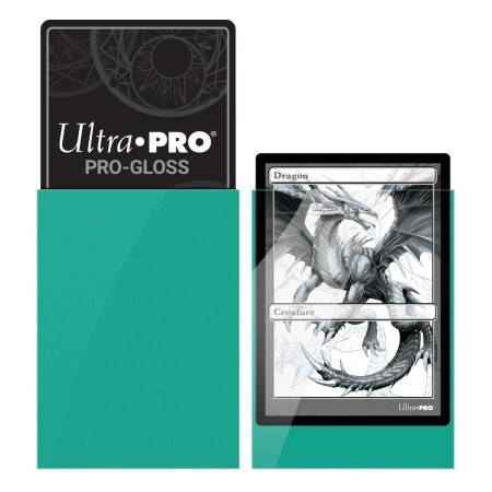 Ultra PRO PRO-Gloss Standard Sleeves Aqua