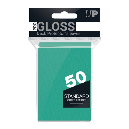 Ultra PRO PRO-Gloss Standard Sleeves Aqua Display