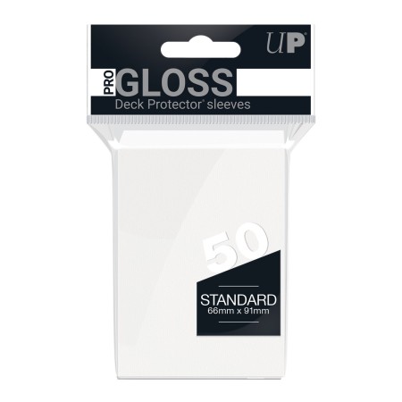 Ultra PRO PRO-Gloss Standard Sleeves White