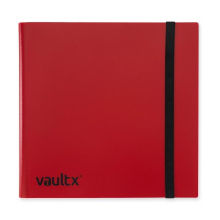 VaultX 12-Pocket Strap Binder (Red)