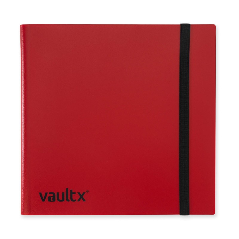 VaultX 12Pocket Red Strap Binder