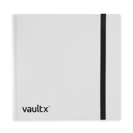 VaultX 12-Pocket Strap Binder (White)