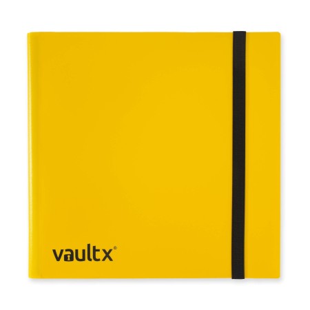 VaultX 12-Pocket Strap Binder (Yellow)
