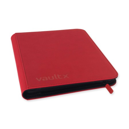 VaultX 9-Pocket Exo-Tec Zip Binder (Fire Red)