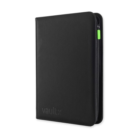 VaultX 9-Pocket Exo-Tec Zip Binder (Fire Red)