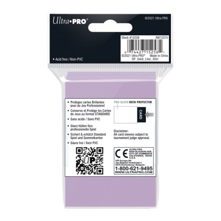 Ultra PRO PRO-Gloss Standard Sleeves Lilac