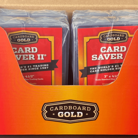 Cardboard Gold Card Saver 2 Box