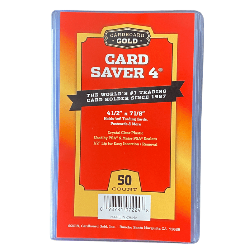 Cardboard Gold Card Saver 2 Box