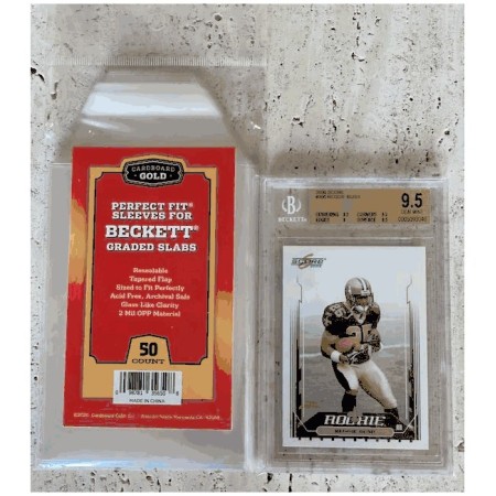 Cardboard Gold Perfect Fit for Beckett Graded Slabs Pack