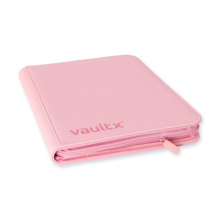VaultX 9-Pocket Exo-Tec Zip Binder (Just Pink)