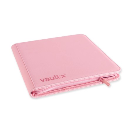VaultX 12-Pocket Exo-Tec Zip Binder (Just Pink)