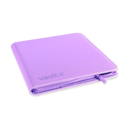VaultX 12-Pocket Exo-Tec Zip Binder (Just Purple)
