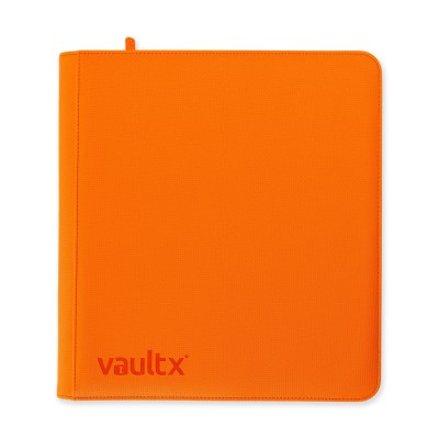 VaultX 12-Pocket Exo-Tec Zip Binder (Just Orange)