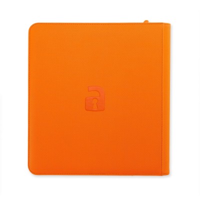 VaultX 12-Pocket Exo-Tec Zip Binder (Just Orange)