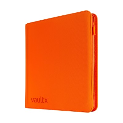 VaultX 12-Pocket Exo-Tec Zip Binder (Just Orange)