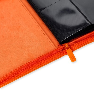 VaultX 12-Pocket Exo-Tec Zip Binder (Just Orange)