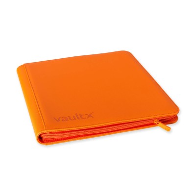 VaultX 12-Pocket Exo-Tec Zip Binder (Just Orange)