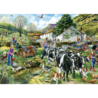 Falcon De Luxe: Another Day on the Farm - 1000 Piece Jigsaw Puzzle