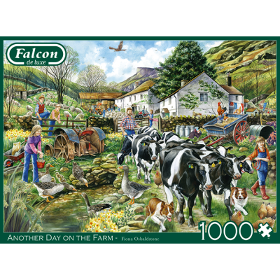 Falcon De Luxe: Another Day on the Farm - 1000 Piece Jigsaw Puzzle