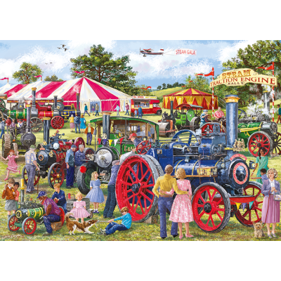 Falcon De Luxe: Steam Engine Rally - 1000 Piece Jigsaw Puzzle