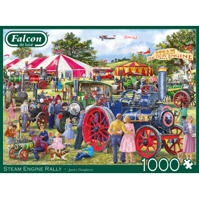 Falcon De Luxe: Steam Engine Rally - 1000 Piece Jigsaw Puzzle