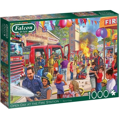Falcon De Luxe: Open Day At The Fire Station - 1000 Piece Jigsaw Puzzle