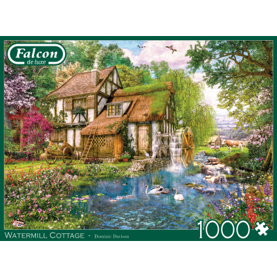 Falcon De Luxe: Waterside Cottage - 1000 Piece Jigsaw Puzzle