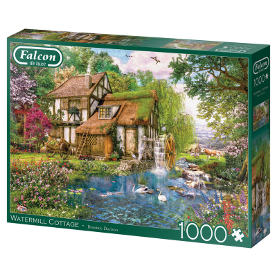 Falcon De Luxe: Waterside Cottage - 1000 Piece Jigsaw Puzzle