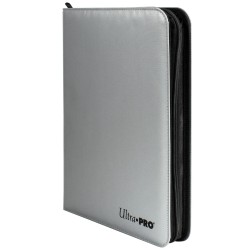 Ultra PRO Zippered 9-Pocket PRO-Binder (Silver - Fire Resistant)