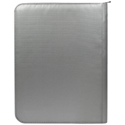 Ultra PRO Zippered 9-Pocket PRO-Binder (Silver - Fire Resistant)