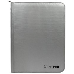 Ultra PRO Zippered 9-Pocket PRO-Binder (Silver - Fire Resistant)