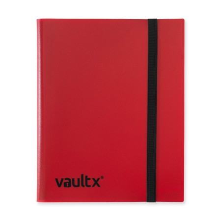 VaultX 9-Pocket Strap Binder (Red)