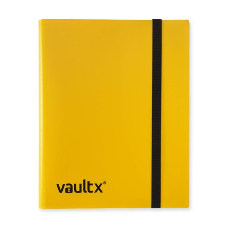 VaultX 9-Pocket Strap Binder (Yellow)