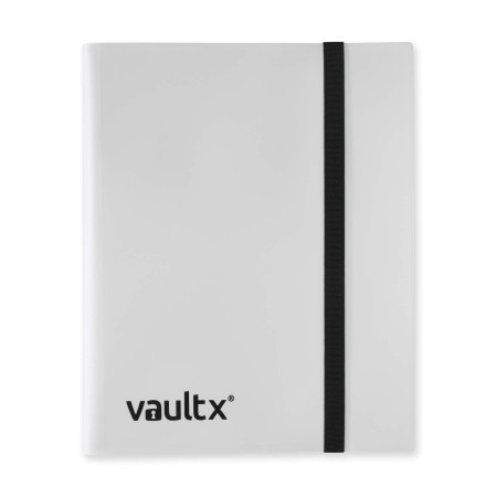 VaultX 9-Pocket Strap Binder (White)