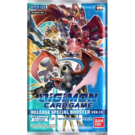 Digimon BT01-03 Ver.1.5 Release Special Booster Pack