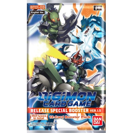 Digimon BT01-03 Ver.1.5 Release Special Booster Pack