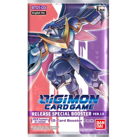 Digimon BT01-03 Ver.1.5 Release Special Booster Pack