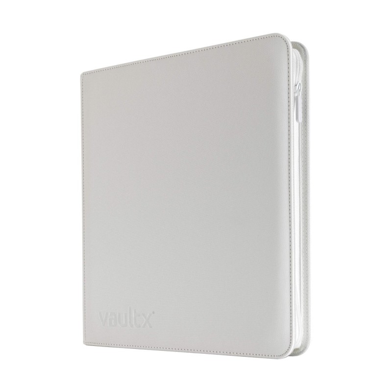 VaultX 12-Pocket Exo-Tec Zip Binder (White Edition)
