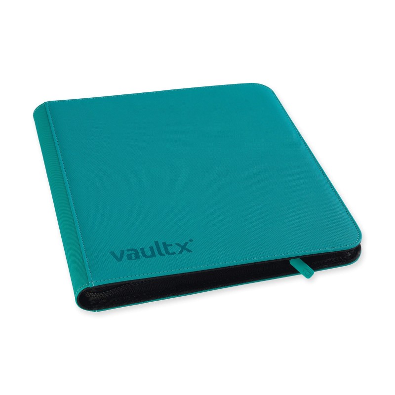 VaultX 12-Pocket Exo-Tec Zip Binder XL (Ocean Blue)